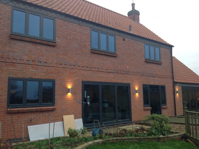 Anthracite Grey Windows, French Doors and Bi-Fold Doors in Collingham