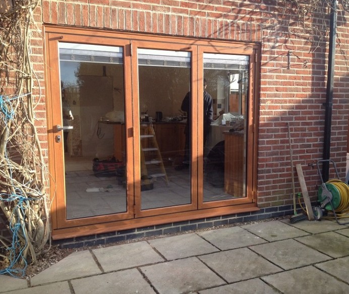 Natural Finish Bi-fold Door in Nottingham