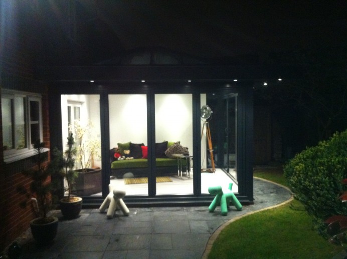 Orangery at Night in Leicester