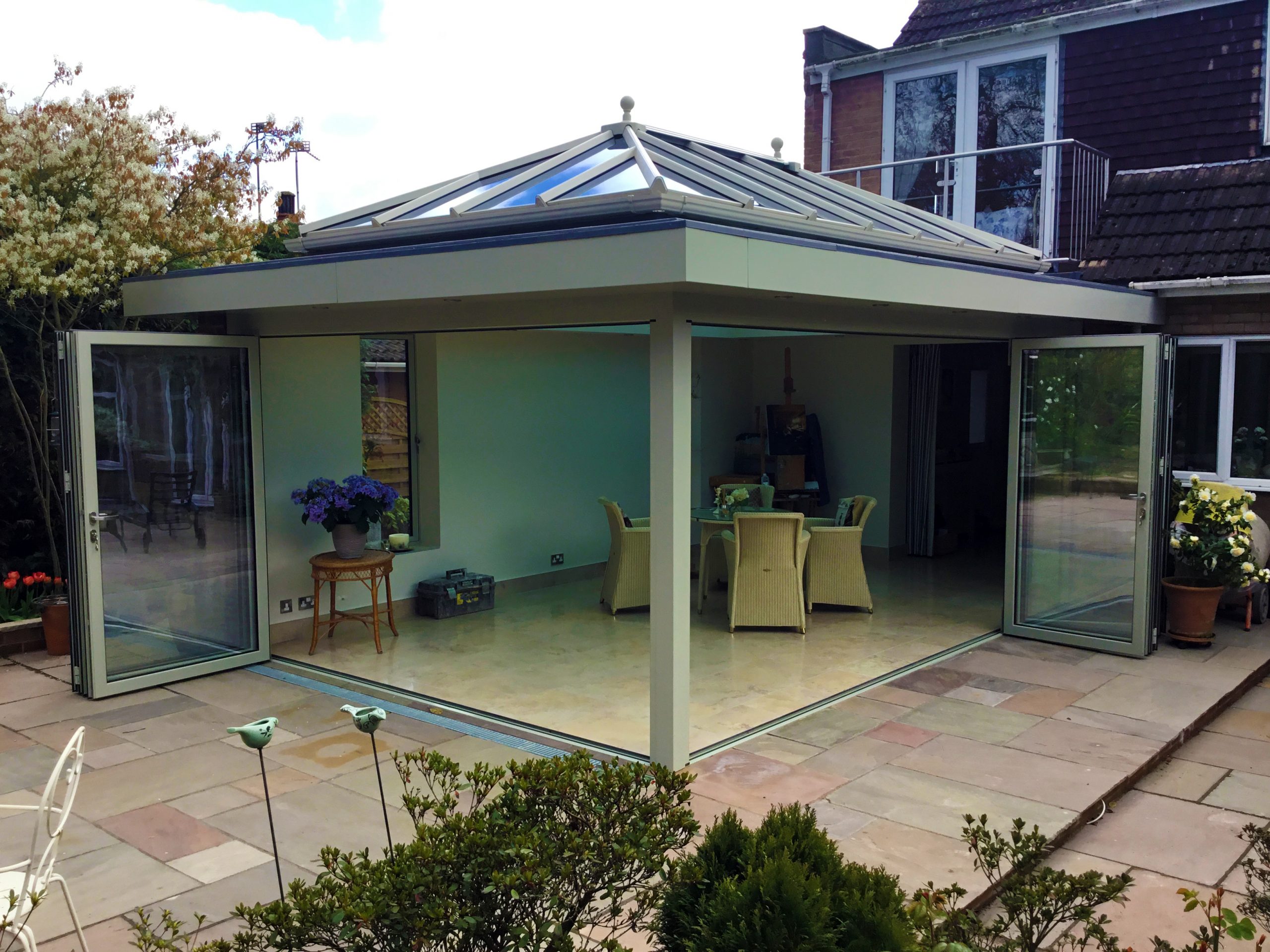 Orangery finished in Farrow & Ball French Grey