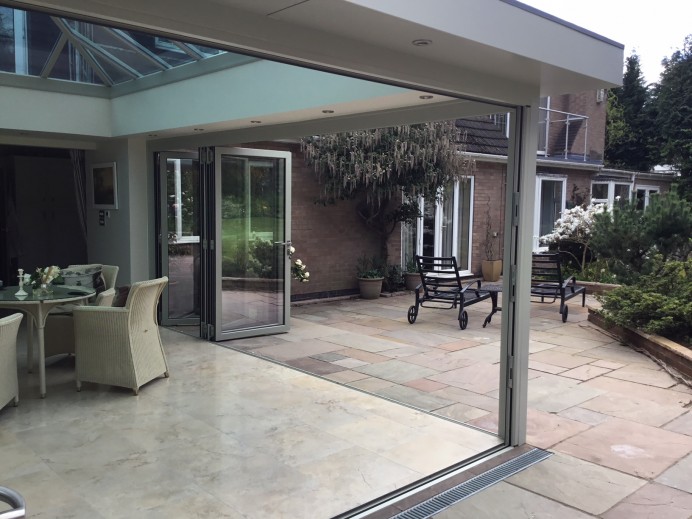 Orangery finished in Farrow & Ball French Grey - Basfords