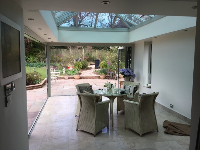 Orangery finished in Farrow & Ball French Grey Basfords