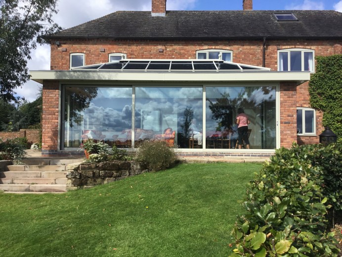 Conservatory Converted into French Grey Orangery