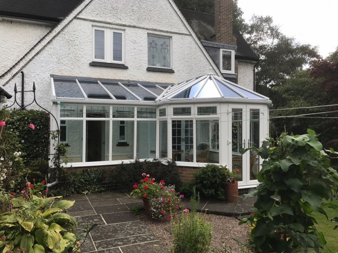 Conservatory Fitted with Porcelanosa Tiles