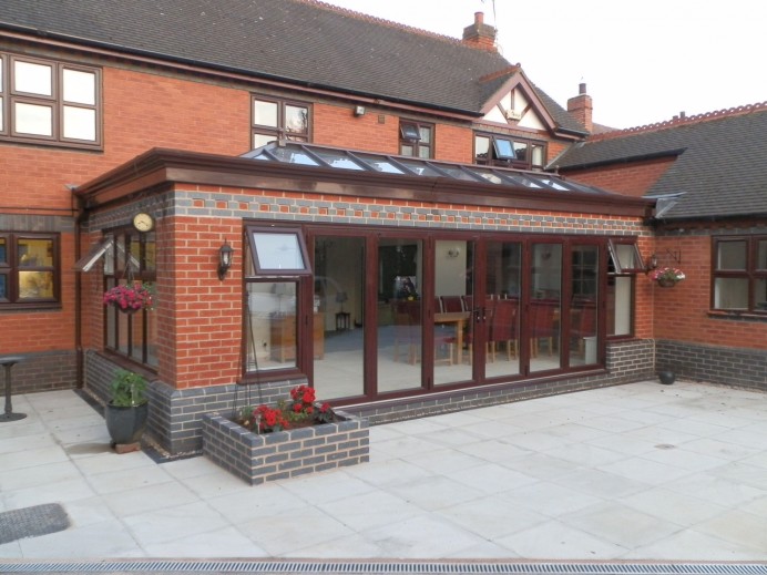 Rosewood Orangery Installation with Brickwork pattern