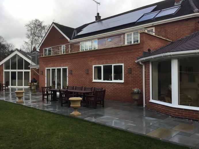 Gable Built and Windows Fitted Across a Property