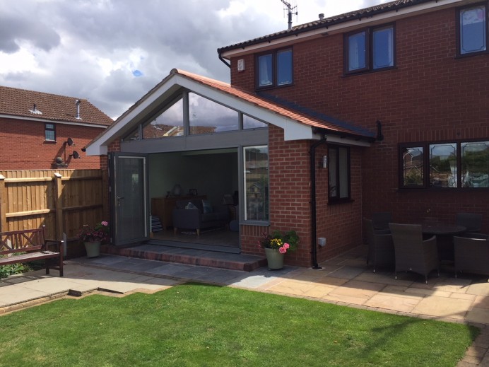 Gable Construction With Bi Fold Doors