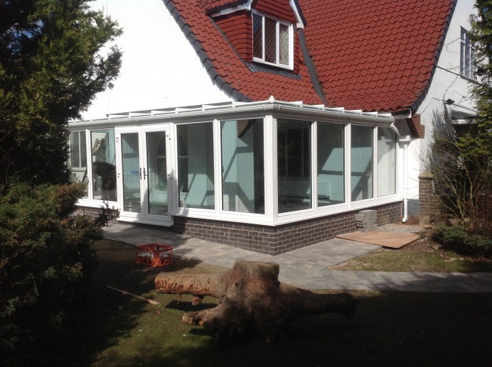 Flat Roof Designed Conservatory Installed