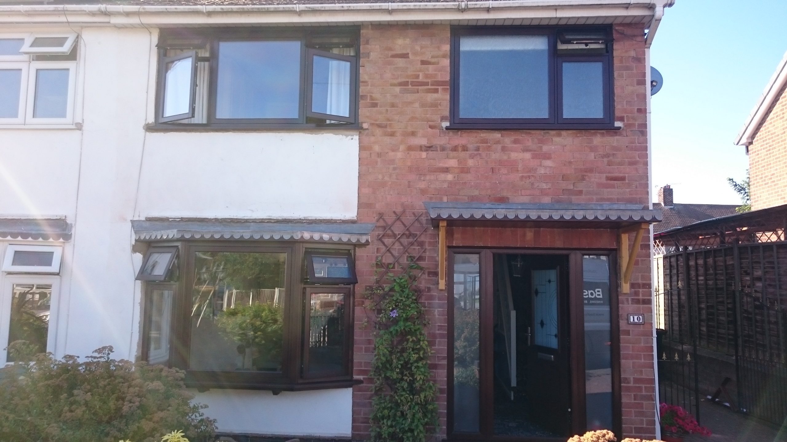 Front of Home Installed with Timberlook Windows