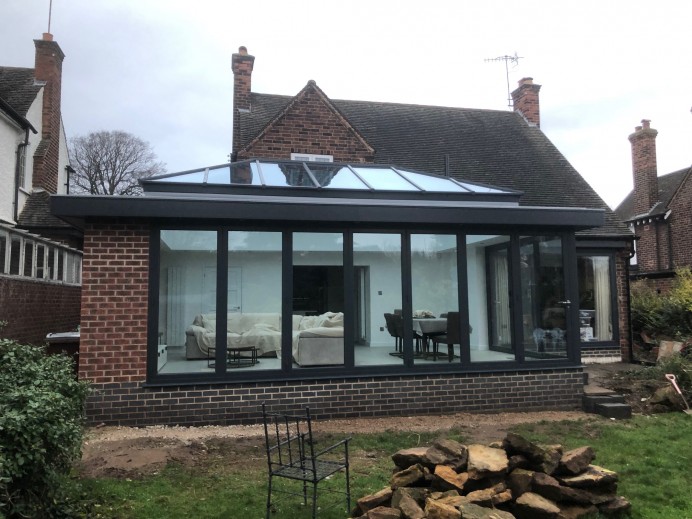 Fitting a New Orangery, and Origin Bi Fold Doors Fitted in Time for the New Year