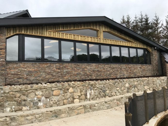 Bi Folding Window Installed at a Golf Club House