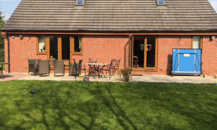 Pebble Grey Origin Bi Fold Doors Installed