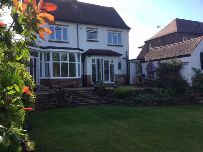 Orangery Built with 2 Sets of Origin Bi Fold Doors