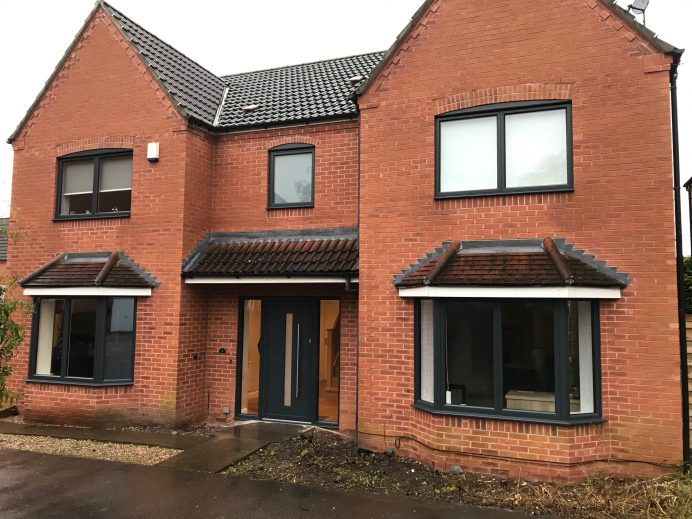 Property Fitted with Origin OW70 Windows and a new Origin Residential Door