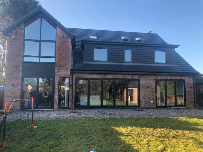 Modern Property Completed with Origin Windows and Bi Fold Doors