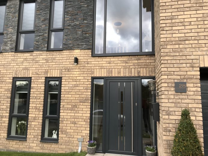 Composite Door Replaced with Origin Aluminium Residential Door