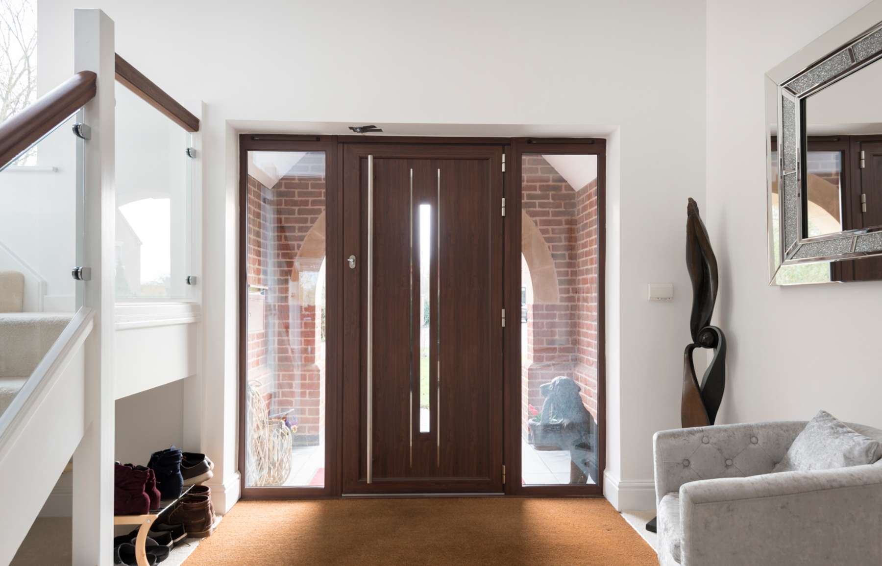 Aluminium entrance doors Nottingham