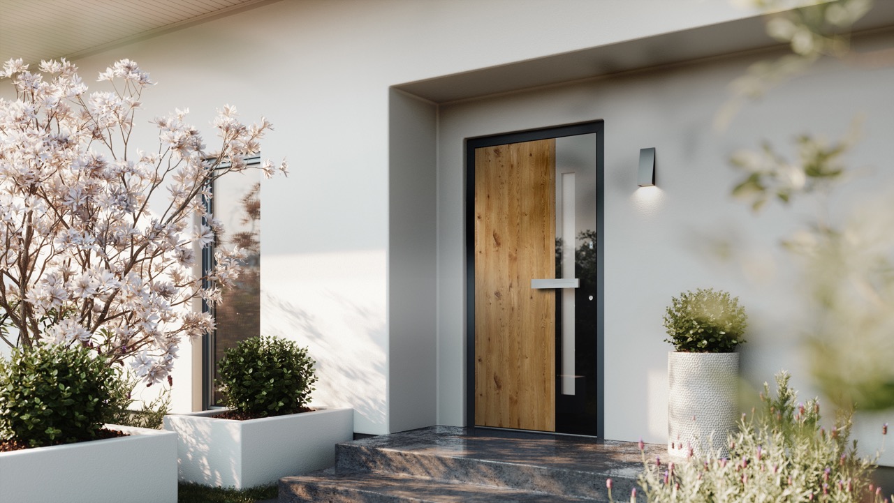alux glass door